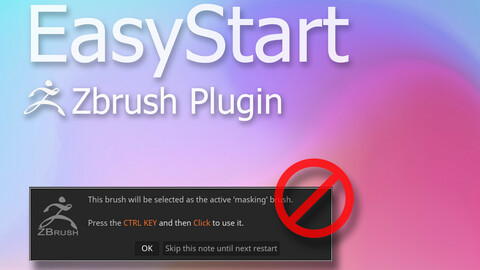 EasyStart. Zbrush Plugin