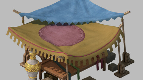 Tang Dynasty - Market - Shop - Sundries