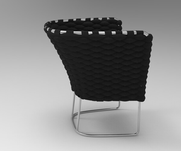 ArtStation Paola Lenti Ami Chair Black Resources