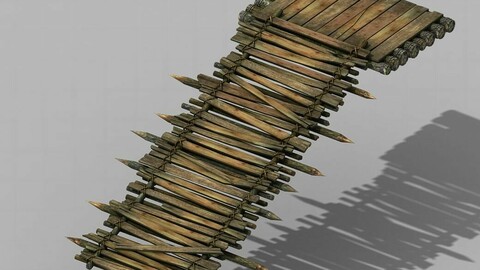 Savage Tribe - Wooden Ladder 01