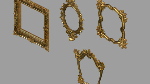 Oil painting frame 06