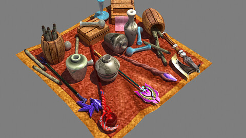 Miscellaneous goods - ground stall 01