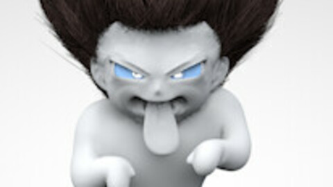 Super Ghost Kamikaze(FiberMesh Hairs)