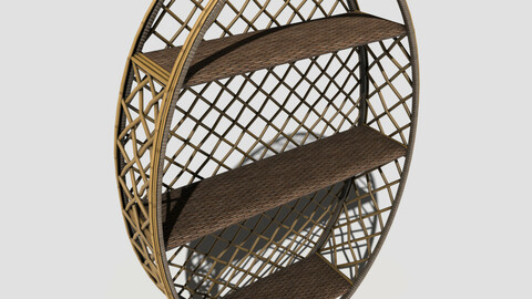 Rattan Hanging Shelf
