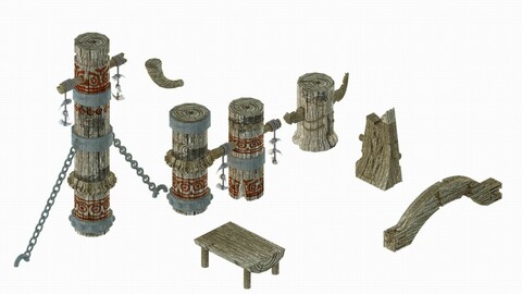 Comparable station - pillar accessories