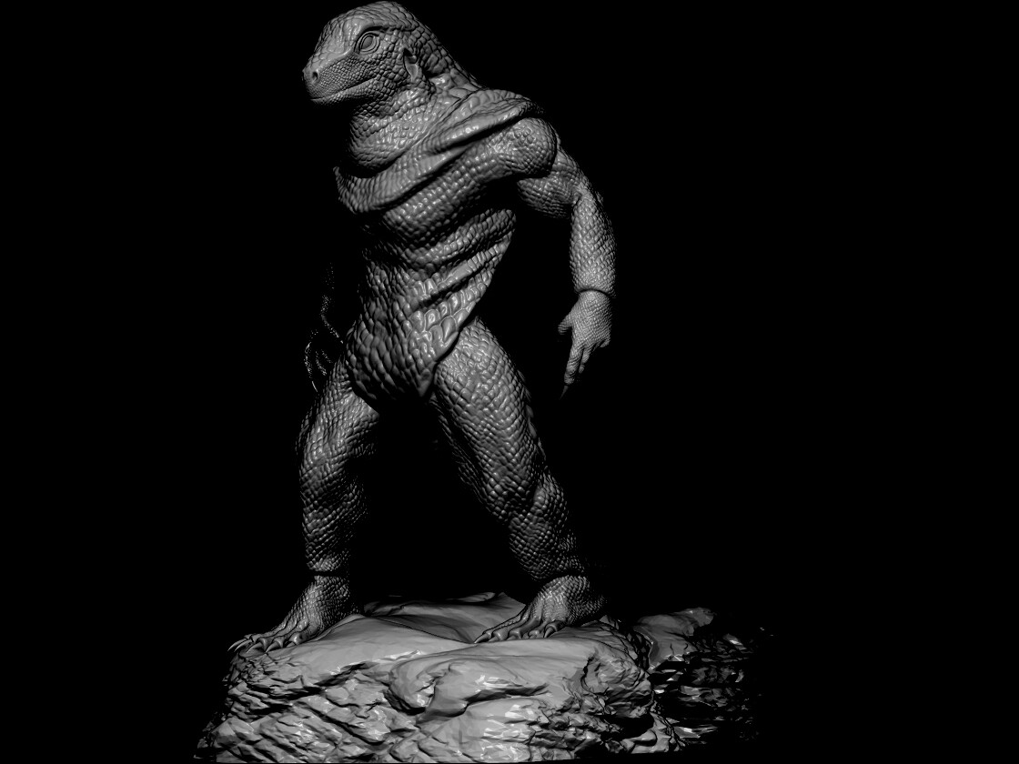 ArtStation - lizardman 3d print model | Resources