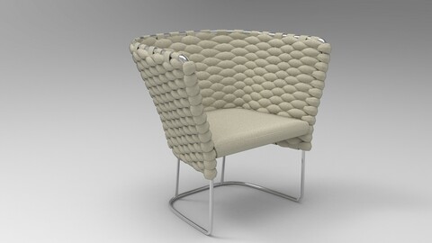 Paola Lenti Ami Chair Ivory