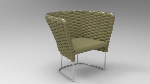 Paola Lenti Ami Chair Mocha