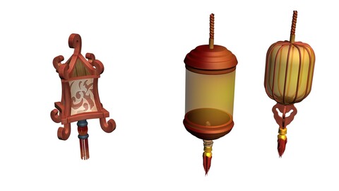 Ancient capital building - lanterns 02