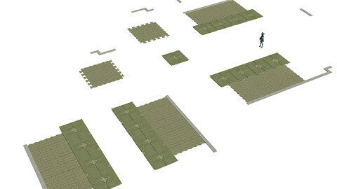 Ancient capital building - floor tiles 02