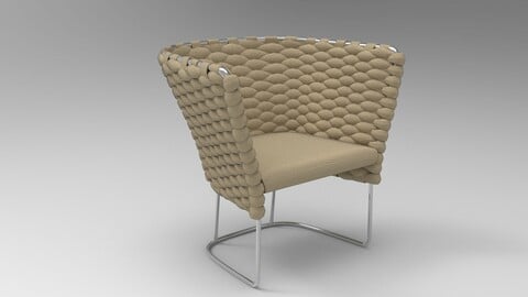 Paola Lenti Ami Chair Sand