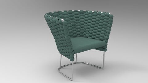 Paola Lenti Ami Chair Shamrock Green