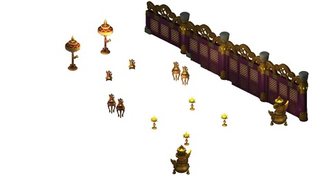 Building - Royal Palace Floor - Right Side Wall