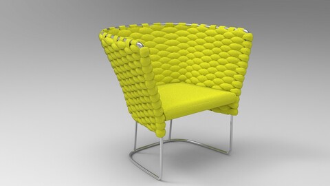 Paola Lenti Ami Chair Yellow