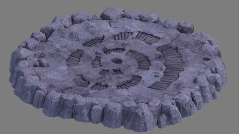 Submarine maze - spiral hole