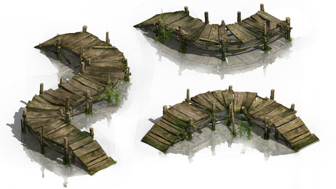 Lake - wooden bridge