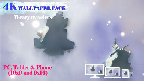 Weary Travelers 4K Wallpaper Pack