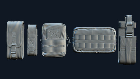 Tactical Pouch . 5 pack - tactical military equipment