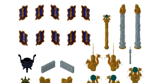 Building accessories - Palace 02