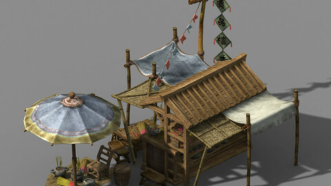 Street small traders - East City sandalwood shop 01