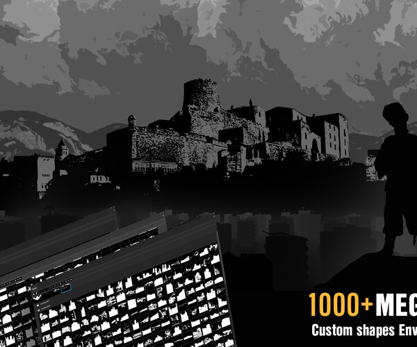 ArtStation Custom shapes Pack Environment Builder vol_1 Artworks