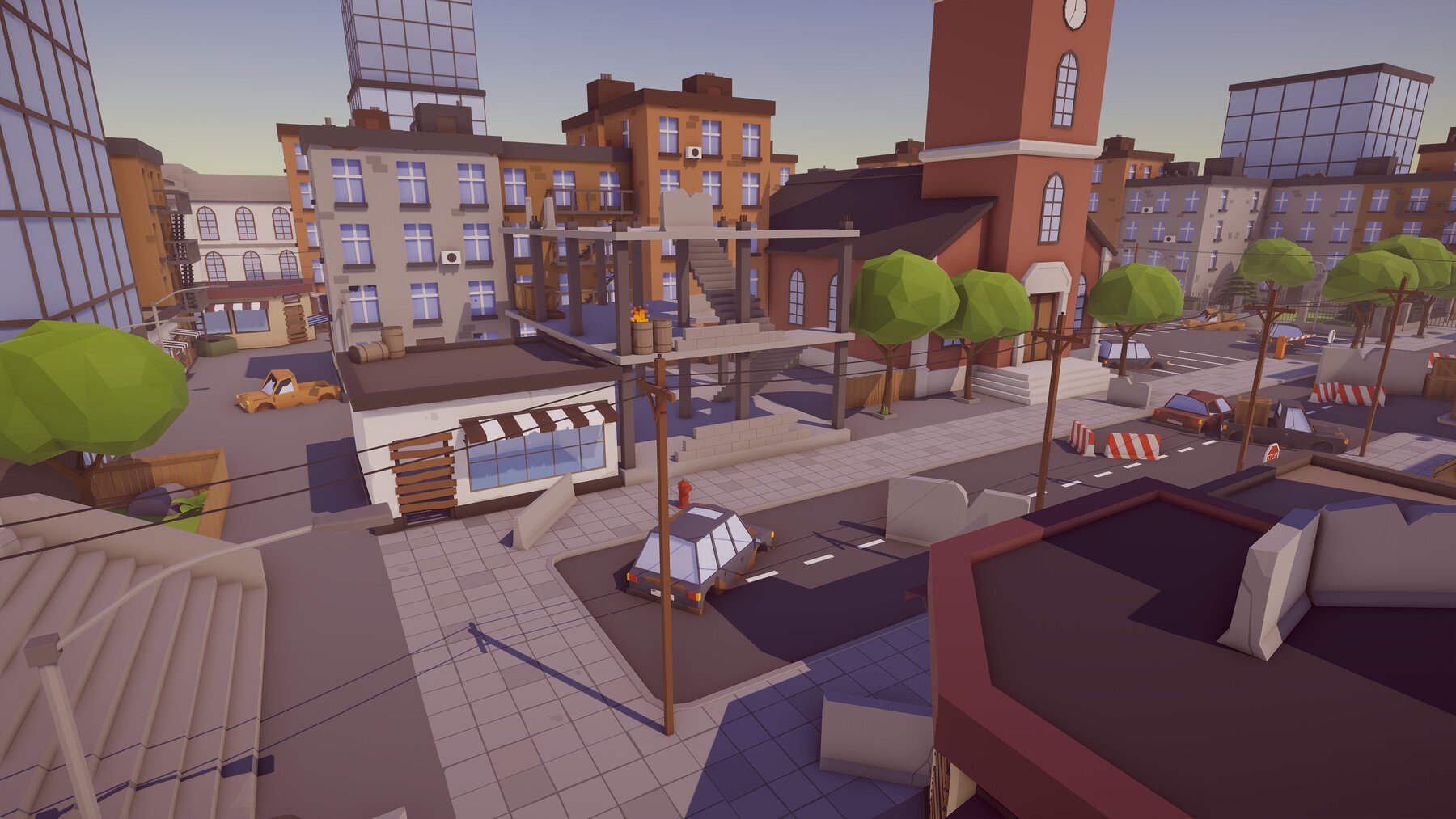 ArtStation - Low Poly FPS Map Vol1 - Asset for Unity 3D, Map and Models ...