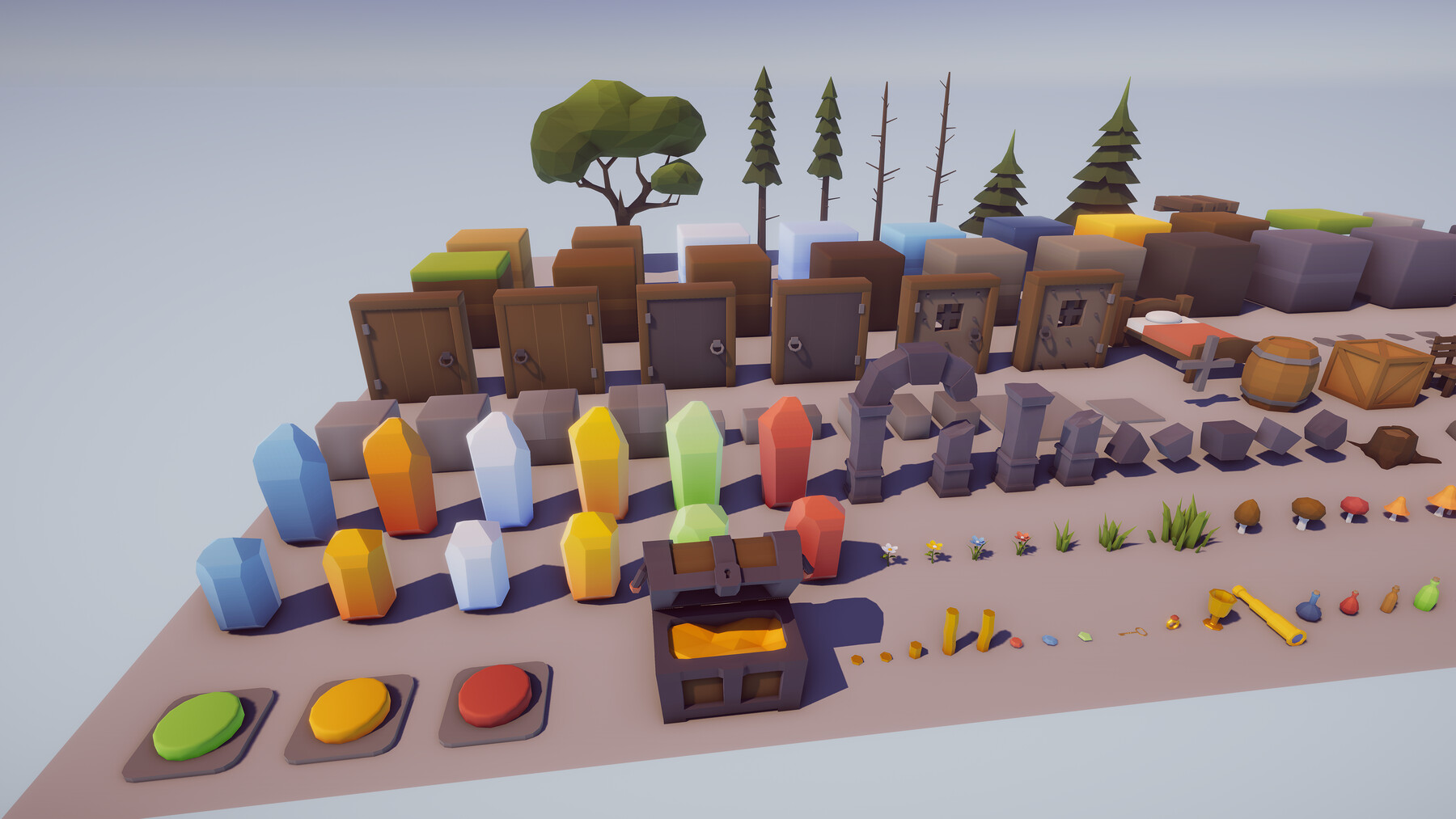 ArtStation - Cartoon Cube World - Asset for Unity 3D, Map and Models ...