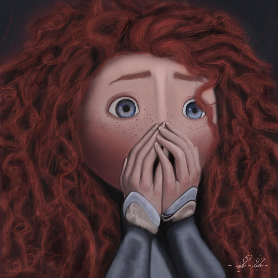 <b>Brave</b> animation digital painting with photoshop. 