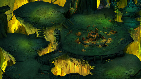 Dragon Lair - the surrounding terrain