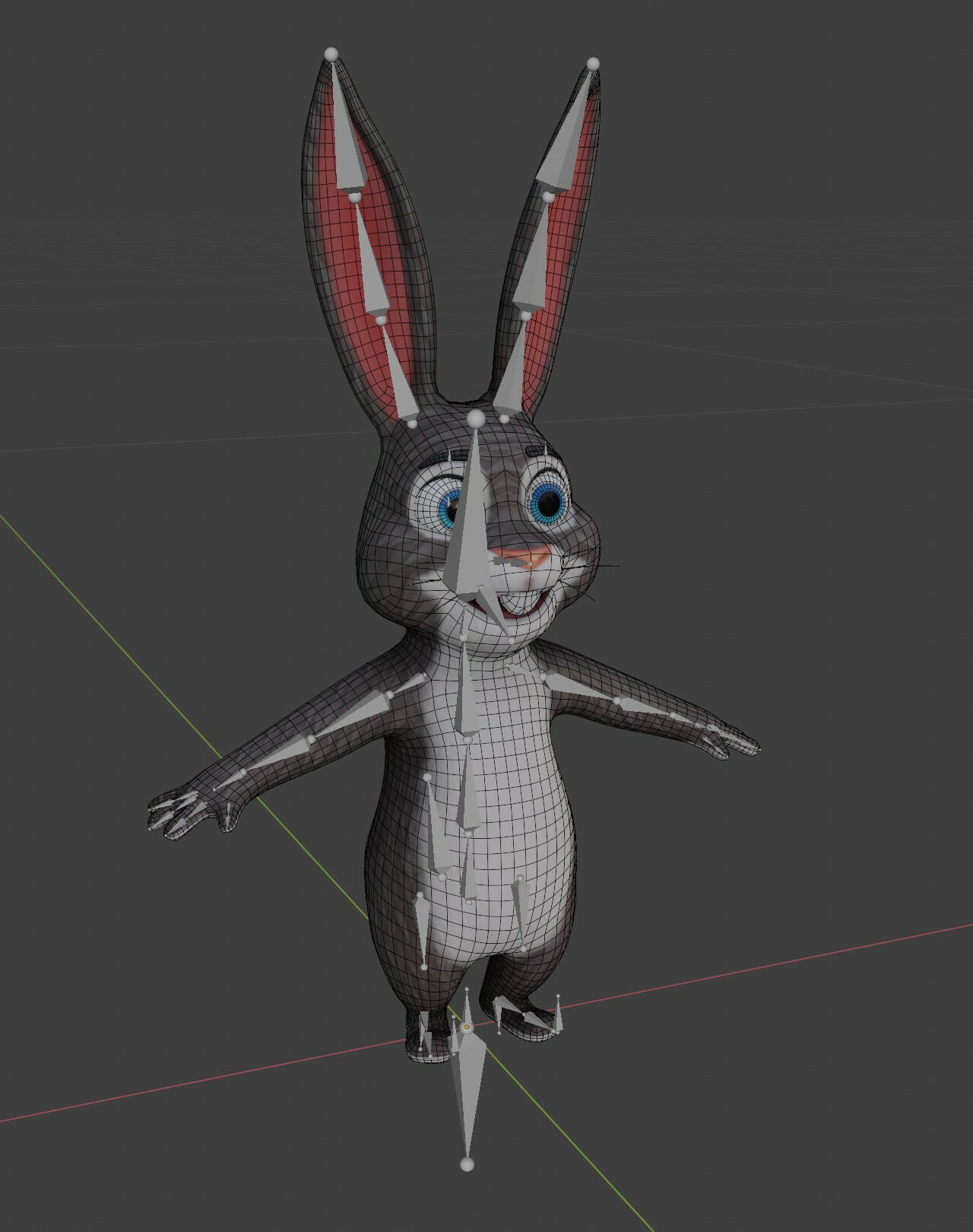 ArtStation - Cartoon Rabbit Rigged 3D Model | Game Assets