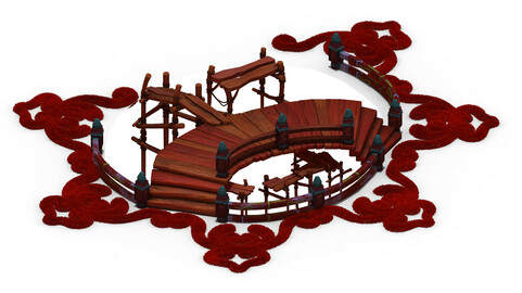 Leap tower two - story ladder - pattern