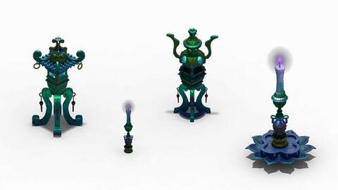 Lee pagoda - sixth floor candle - incense burner