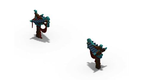 Lee pagoda - staircase door