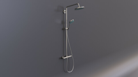 Croma Showerpipe 220 Thermostat by Hansgrohe