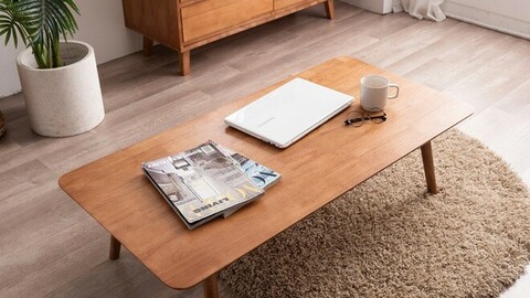 Henna Folding Living Room Wood Sitting Table 3size