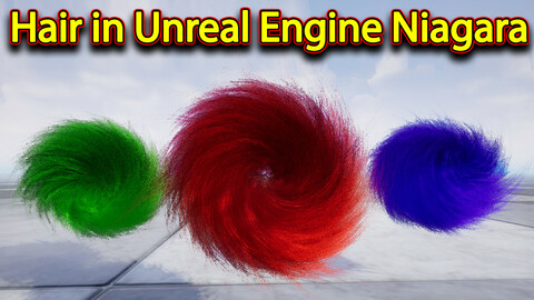 Mesh Hair in UE4.26 Niagara