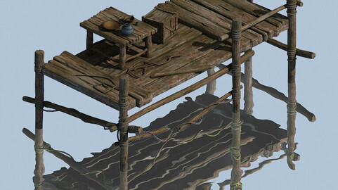 Wooden board - small pier