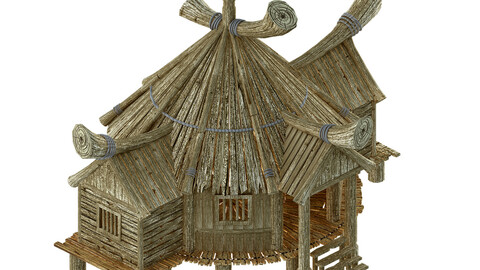 Wooden Buildings - Pharmacy 01