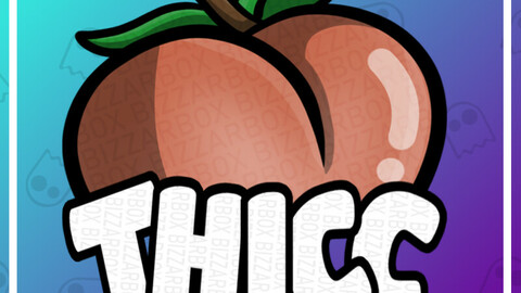 Twitch Emote: Thicc Peach