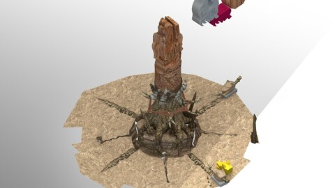 Cottage Center - altar decoration column