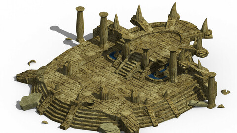 Ancient ruins - altar