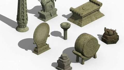 Ancient ruins - altar accessories