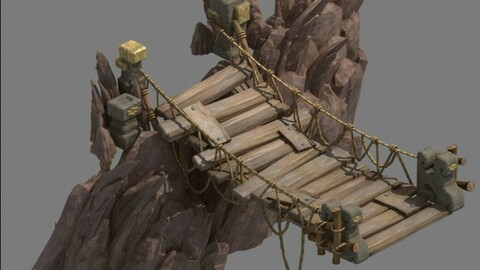 Lion camel hanging bridge