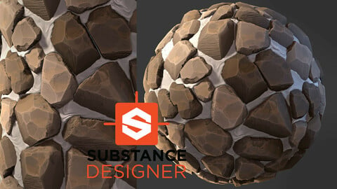 Stylized Rock Floor - Substance Designer