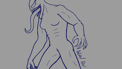 Full-Body - Clean Line Art