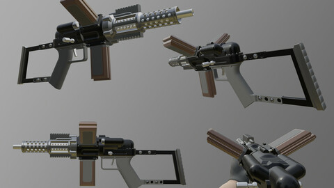 RIPPER shotgun rig, including first person arms IK rig and reload animations