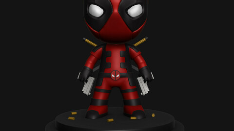 Deadpool STL For 3D Printing