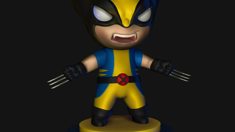 Wolverine STL For 3D Printing