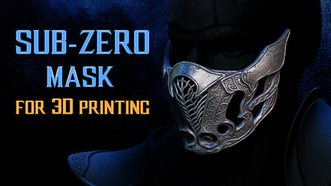 Sub-zero mask for 3D printing