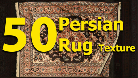 50 Persian Rug - PBR texture